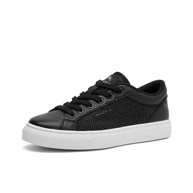 Oak Elephant Low Top Skateboard Shoes Men's Black-1