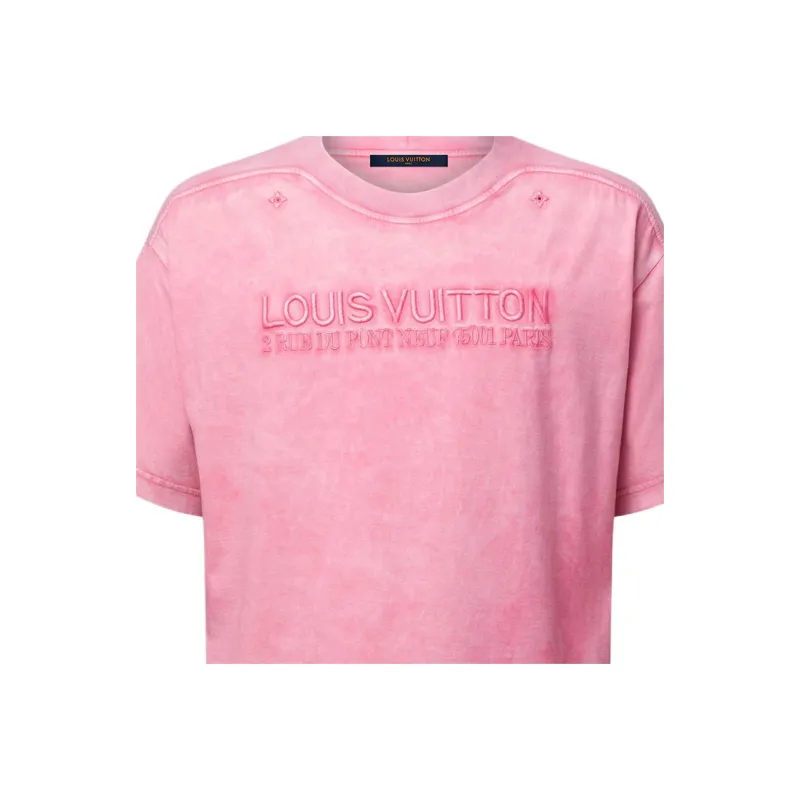 LOUIS VUITTON Washed Ribbed T Shirt-1