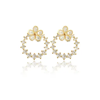 JOLLY SEASONS Copper Stud Earrings Women's