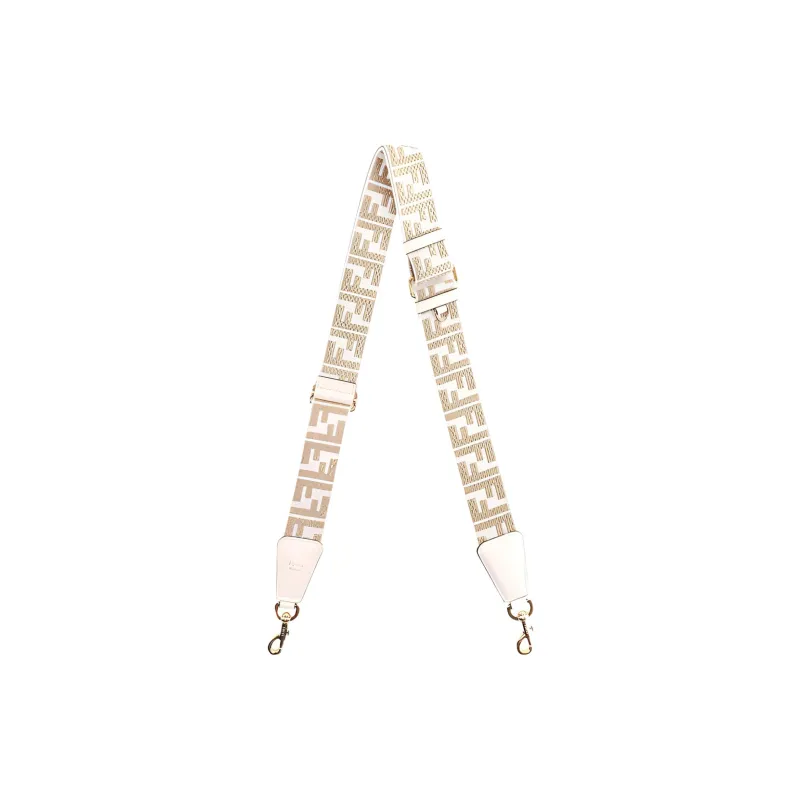 FENDI Polyamide Bag Strap Unisex White-0