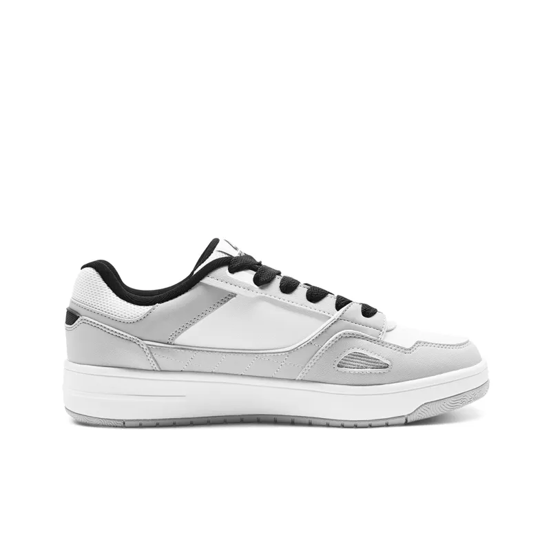 PEAK Taichi Soft Joy Cushioning Abrasion Resistant Lightweight Slip Resistant Low Top Skateboard Shoes Men's Smoke Gray-1
