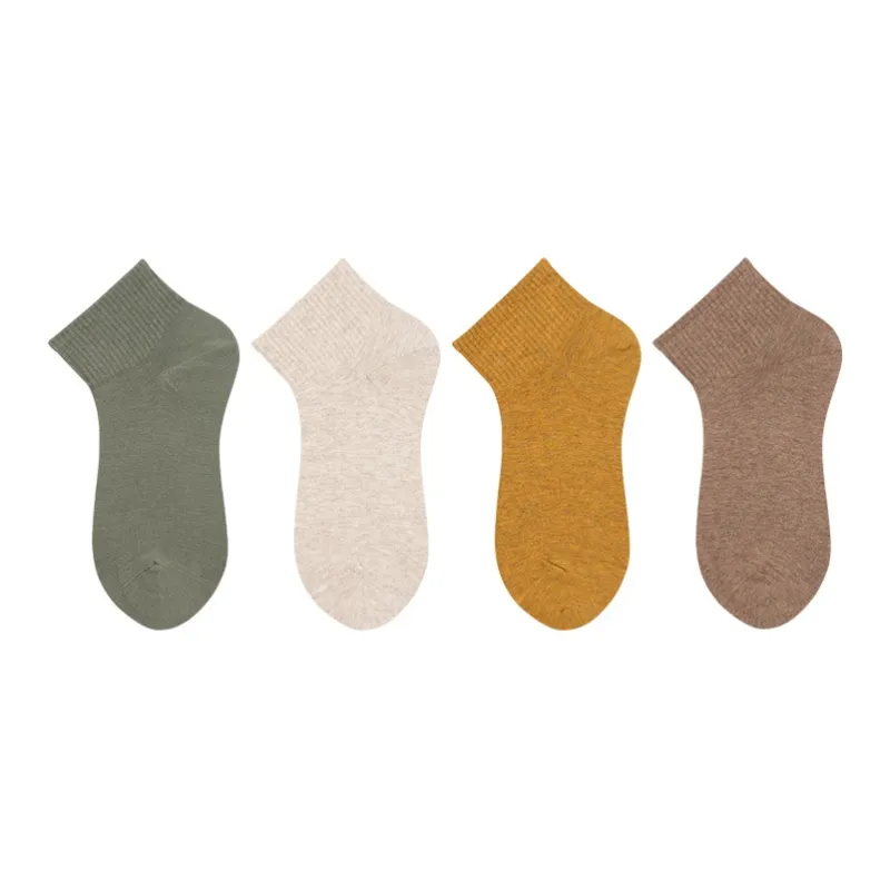 LIANGPU Ankle Socks Men's 4 Pack-0