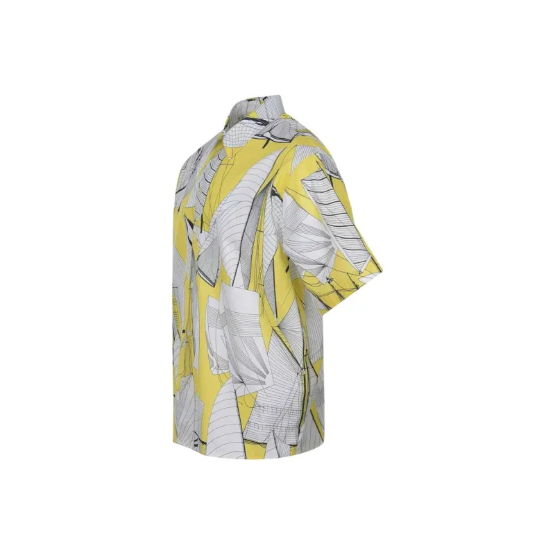 MSGM Graphic Printed Short Sleeved Shirt-2