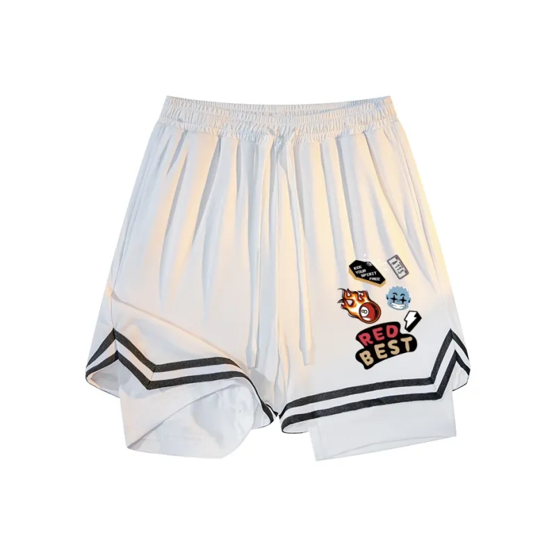 RED DRAGONFLY Casual Shorts Unisex-3