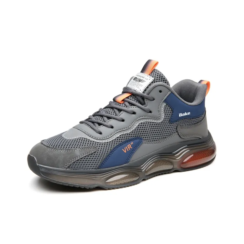 BAKE Breathable And Slip Resistant Low Top Casual Training Physical Fitness Test Physical Exam Running Shoes Men's-0