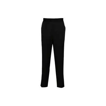 Golden Goose Logo Plaque Straight Leg Trousers