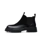 Black Fleece-Lined Insulated Shoes