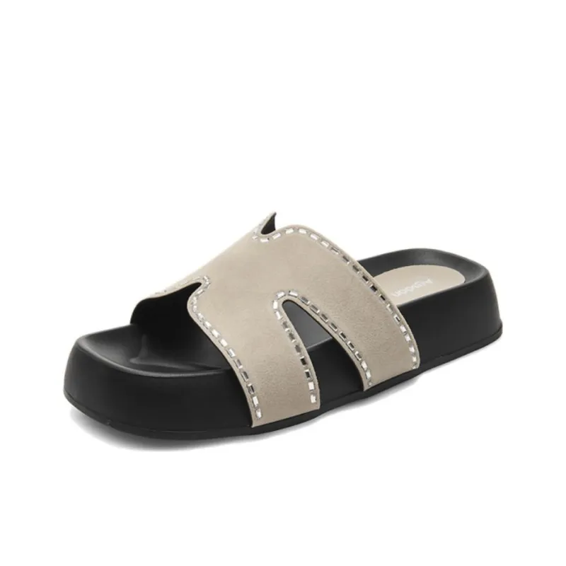 AGSDON Quiet Slip Resistant Slide Slippers Women's-1