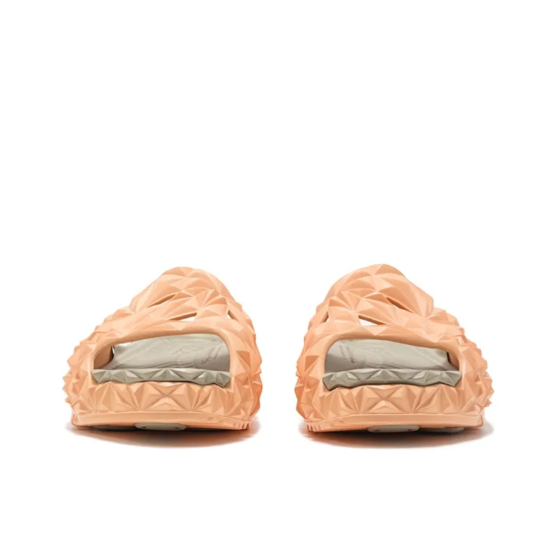 OETZI EVA Slip Resistant Abrasion Resistant Slide Slippers Unisex Orange Brown-4