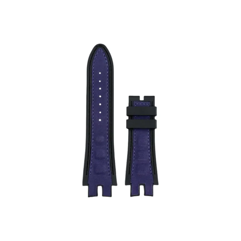 Craftsman Roger Dubuis Compatibility Watch Band Cow Leather, Silicone Material-2