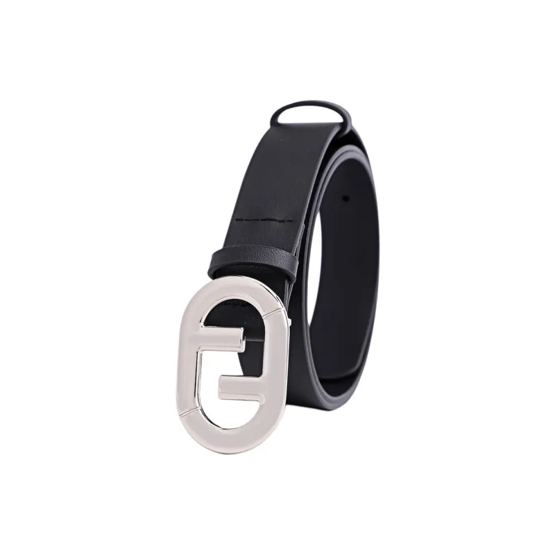FION PVC Leather Belts Women's 3.2cm-0