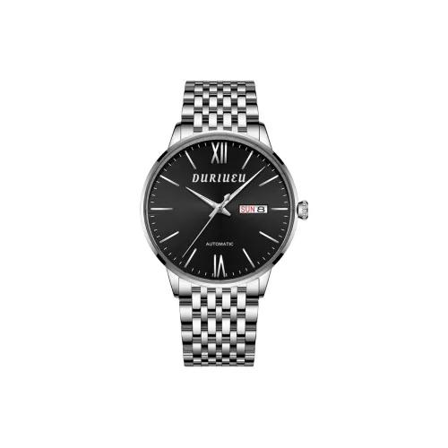 DURIUEU 오토매틱 메커니컬 무브먼트 남성 중국 시계 40MM 블랙