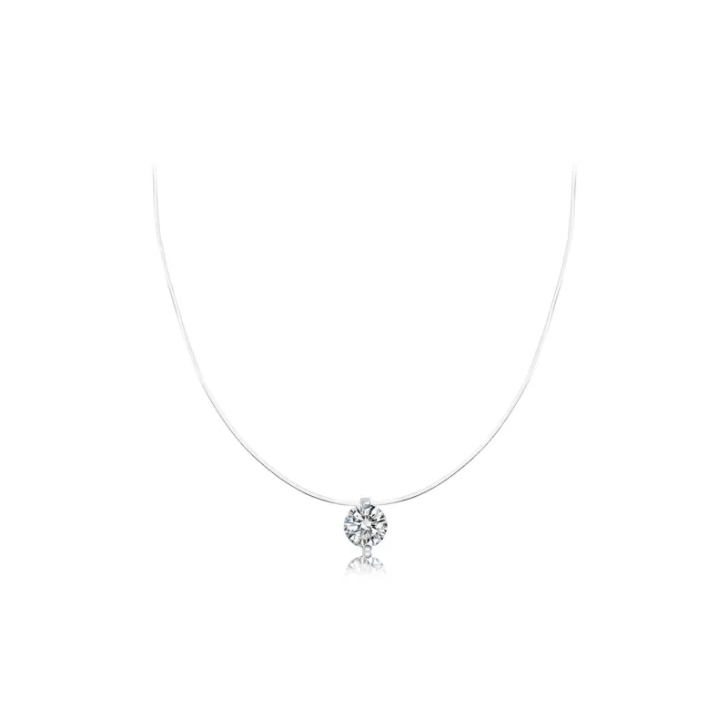 Teddy Bear Collection Zircon Necklaces Women's-0
