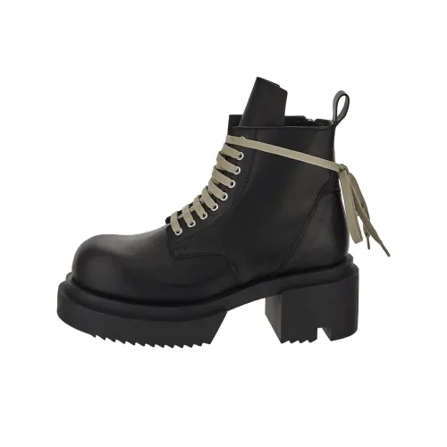 RICK OWENS/RO Ankle Boots 7cm Men's Black