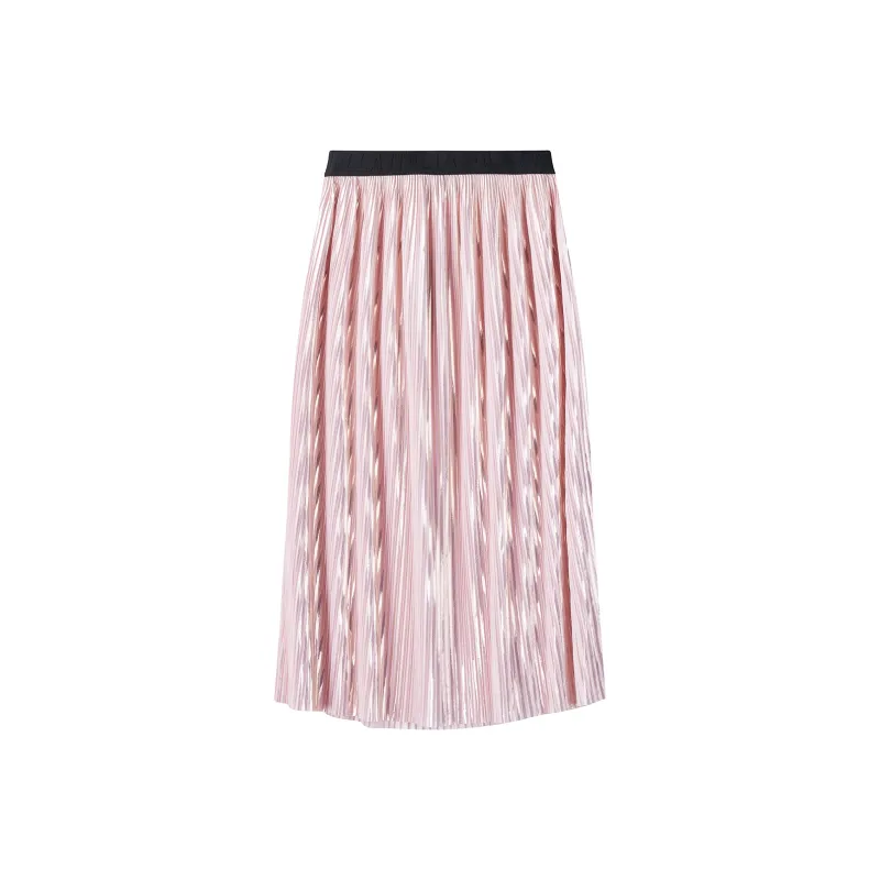 FILA WHITE Casual Long Skirt Women's Light Core Pink-1