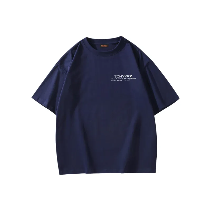 TONYKRZ T Shirts Unisex Navy Blue-1