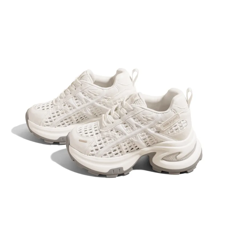 KODI Height Increasing Slip Resistant Low Top Chunky Sneakers Women's-2