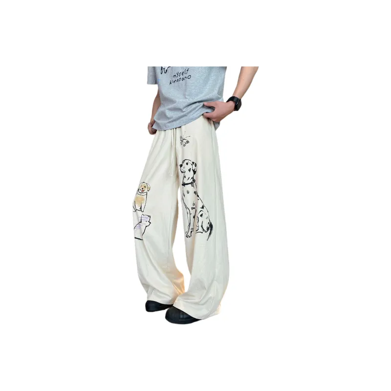 PANDA ADEVIL Casual Pants Unisex-0