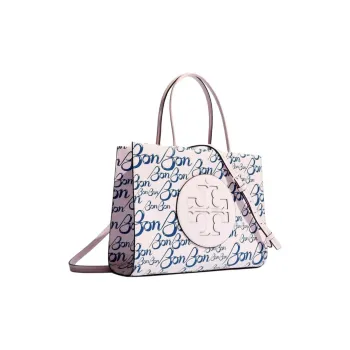TORY BURCH Ella Bio Tex Susy Tote Bag, Shopping Bag, Shoulder Bag, Handbag Trumpets Women's Candy Pink