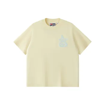 FILA FUSION x MR.DOODLE T Shirt Women's Light Zhen Yellow YE