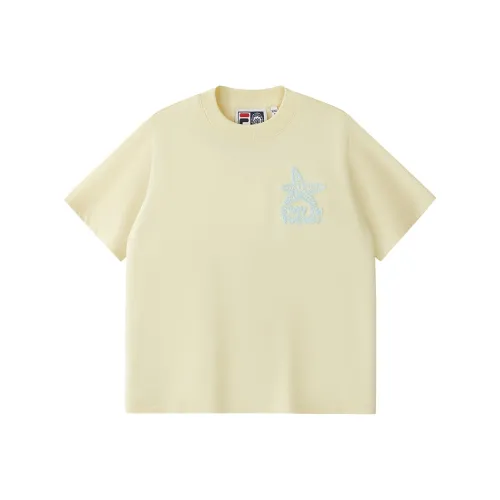 FILA FUSION x MR.DOODLE T Shirt Women's Light Zhen Yellow YE