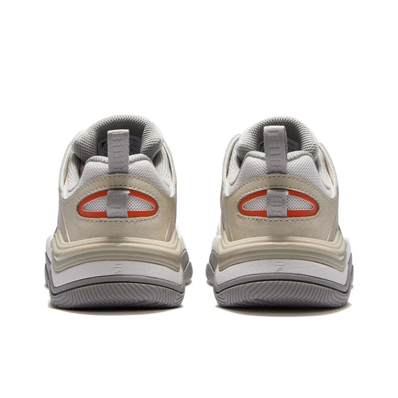 FILA FUSION KICK III Skateboarding Shoes Low Top Skateboard Shoes Women's Fragrant Snow Foam White-3