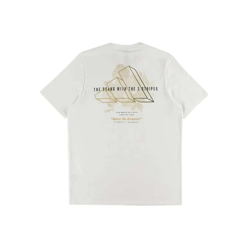 Adidas Clothing T Shirts Men White-1
