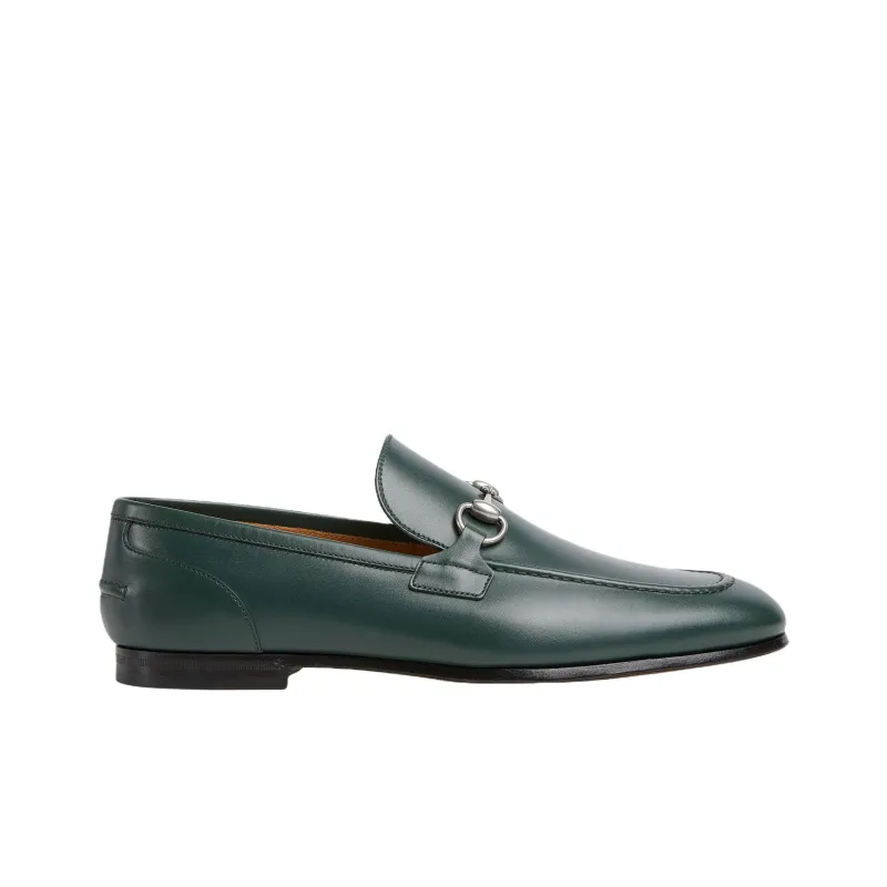 GUCCI Jordaan Loafers Men Dark Green-1