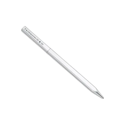 TIFFANY & CO. Makers Collection Sterling Silver Logo Portable Ballpoint Pens