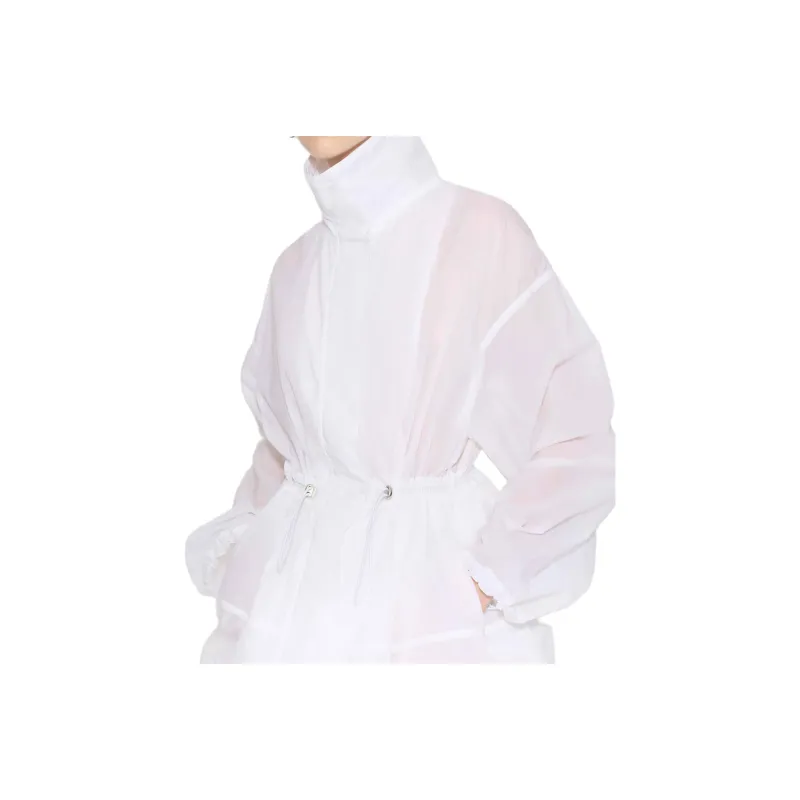 Alaia Coats Women's White-4