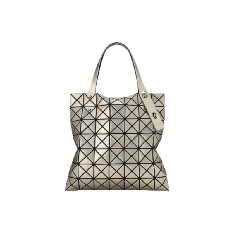 ISSEY MIYAKE Polyurethane Tote Bag, Shopping Bag, Handbag Women's Bronze-0