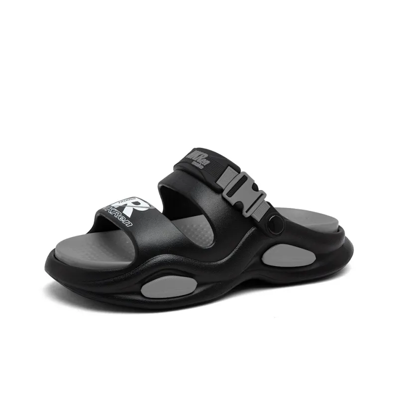 KLAOSD Slip Resistant, Antibacterial, Odor Resistant Slide Slippers Men's-13