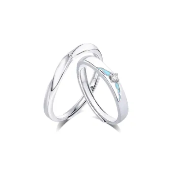KUMET Sterling Silver Rings Unisex