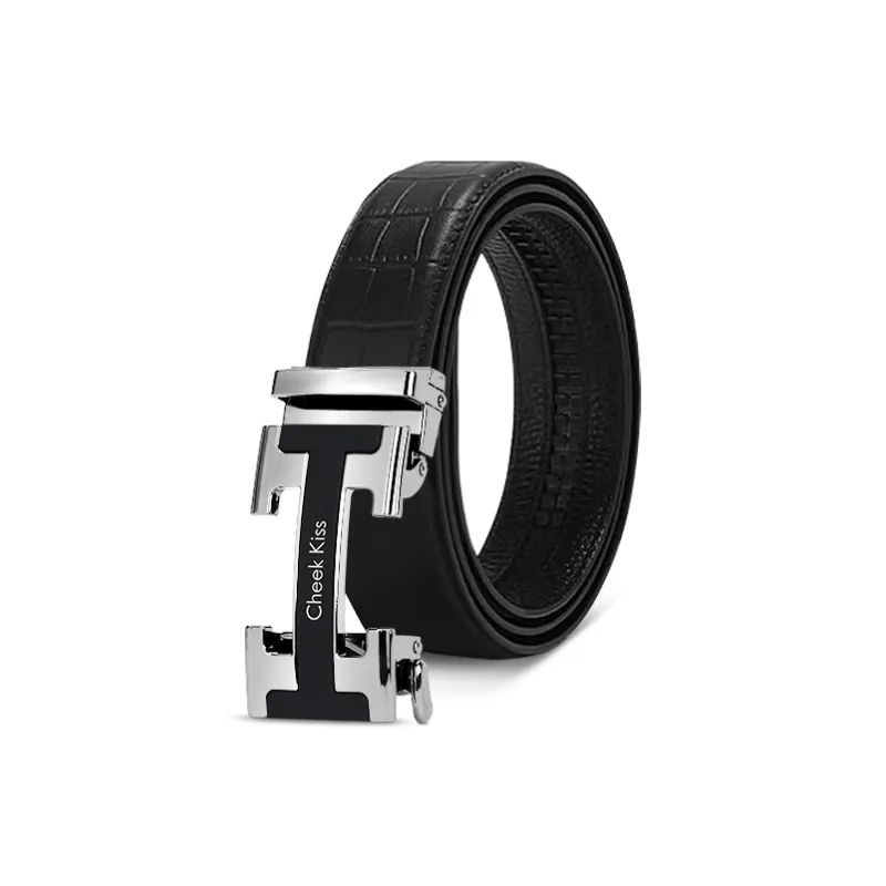 Cheekkiss Cow Leather Belts Men's 3.5cm-2