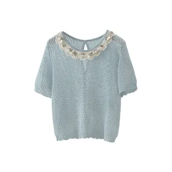 Cypress House Knitwear Women's Light Blue