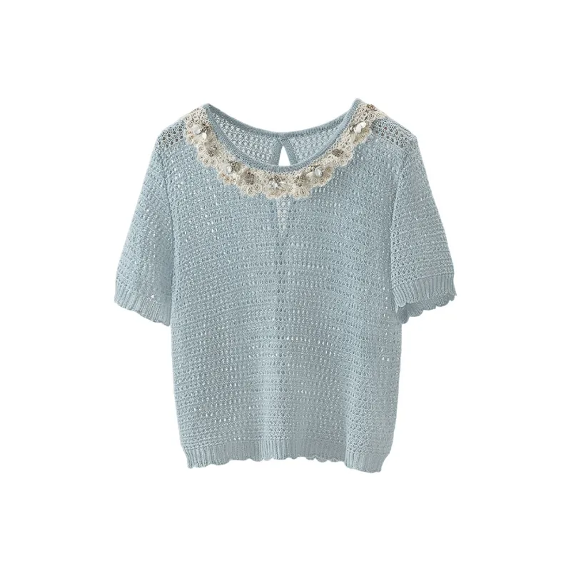 Cypress House Knitwear Women's Light Blue-0
