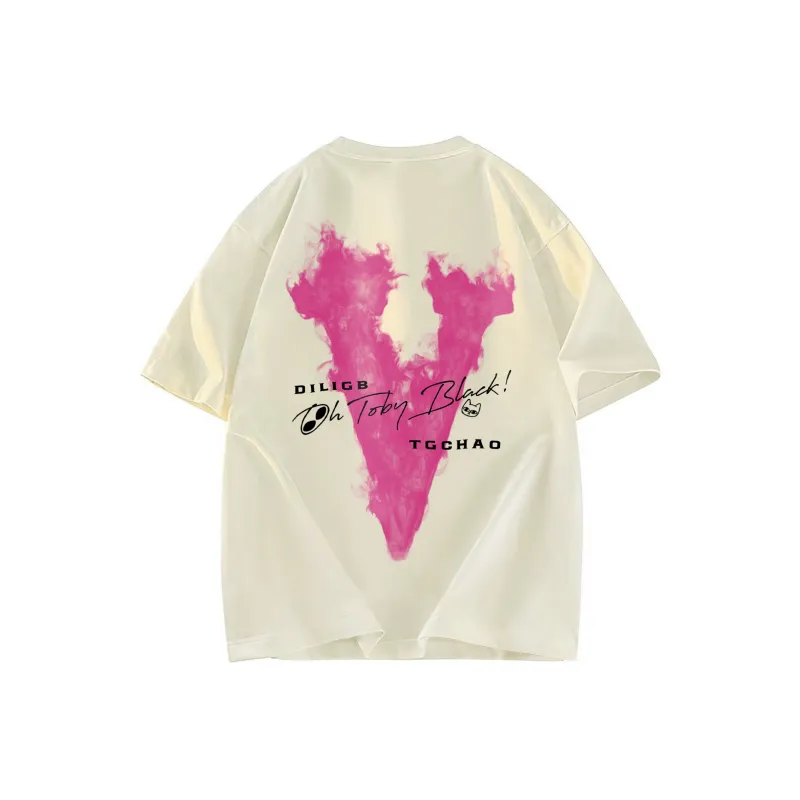 A02 T-Shirts Unisex Light Beige Apricot-1