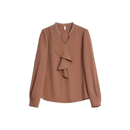 Mambe Shirts Women's Brick Red