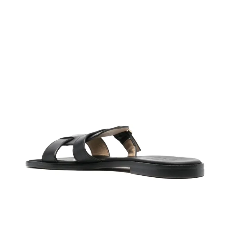 DOUCAL'S Fibbia Buckle detail Leather Sandals Women's-3