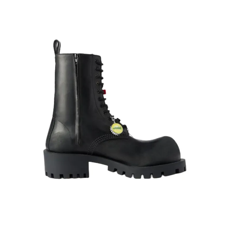 Balenciaga Hummer Ankle Boots 5cm Men's Black-1