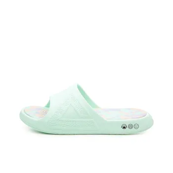 PEAK Tai Ji1.0 Quiet Slip Resistant Cushioning Slide Slippers Women's Gouache Green