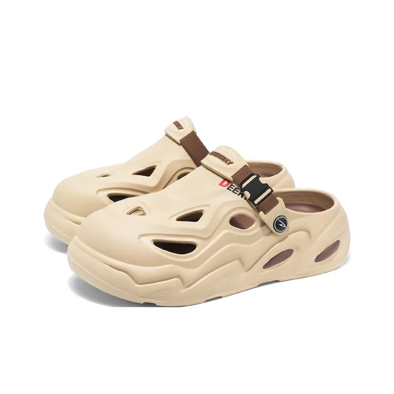 DEERWAY Clogs Men's Khaki Brown-3