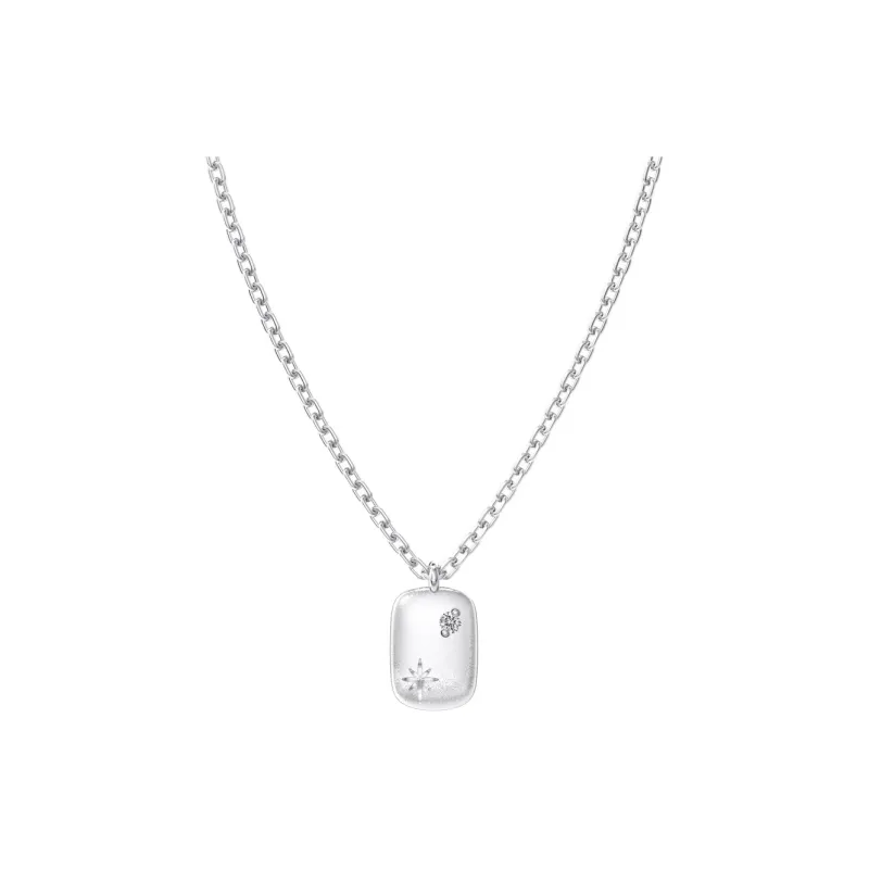 KAILEIFU S925 Silver Necklaces Women's-0