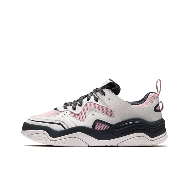 FILA FUSION KICK III Skateboarding Shoes Low Top Skateboard Shoes Women's Snow Floral Scent Pink-0