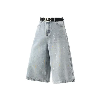 HKRXEC Denim Shorts Men