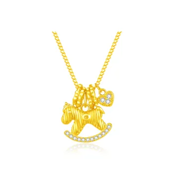 Lao Feng Xiang S925 Silver Necklaces Women's