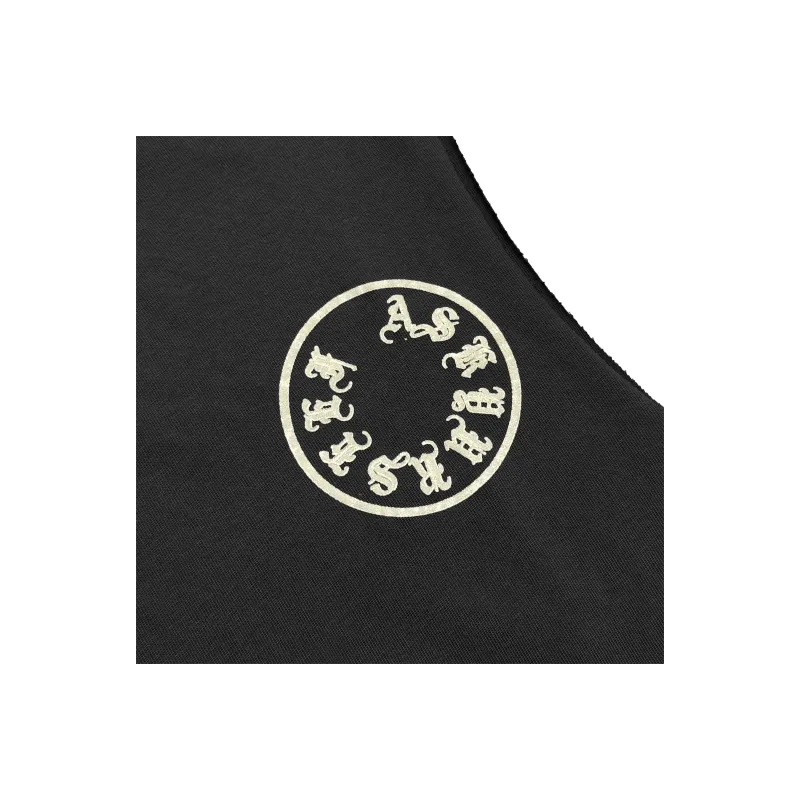 Askyurself Tank Top Unisex Washed Black-2
