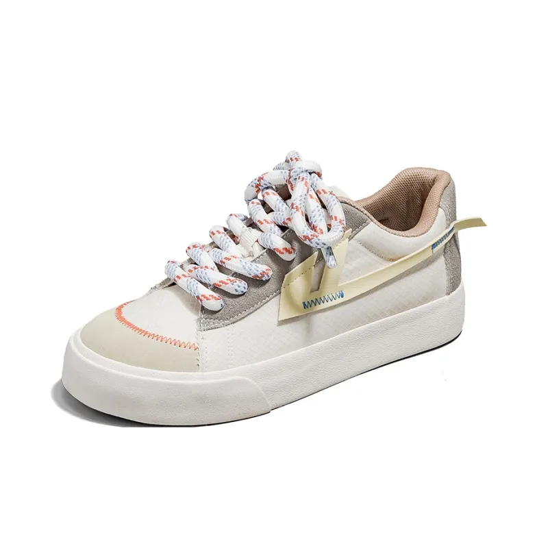 Warrior Wear resistant And Lightweight Low Top Canvas Shoes Women's Greige-1