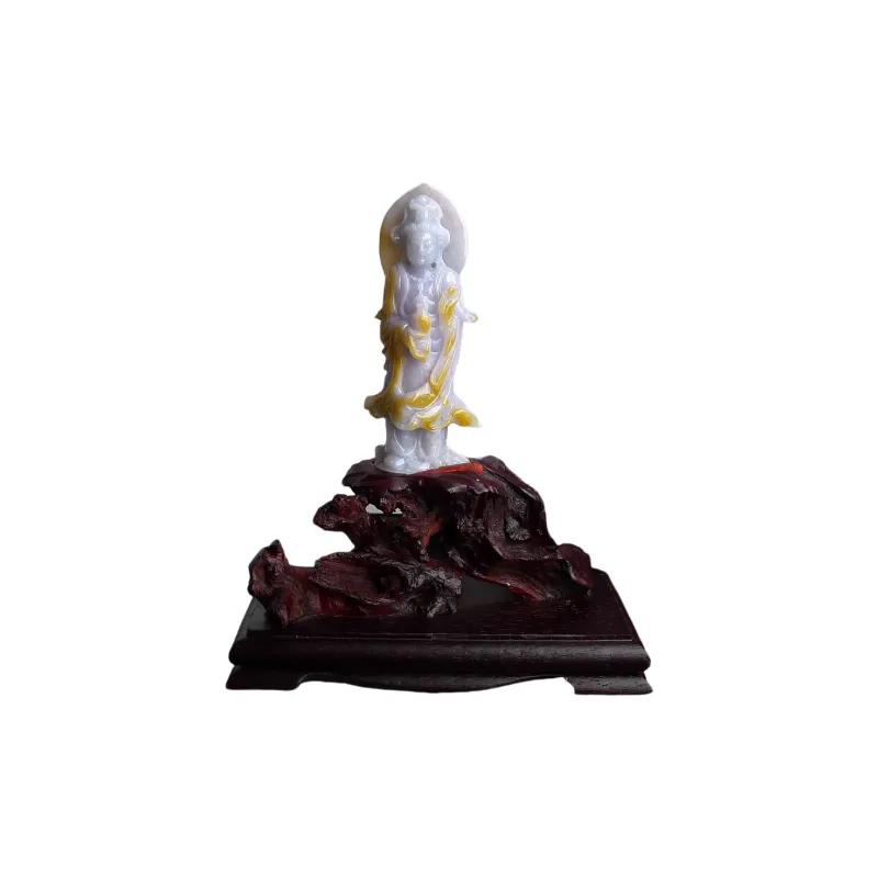 FANGCUIYUAN Glutinous Jade Handheld Ornament Unisex-0