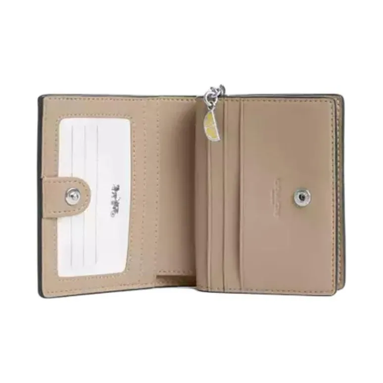 COACH Snap Wallet Coated Canvas Wallet Women's Garden Vacant Land Color Mixed-1
